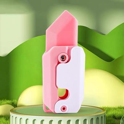 Fidget Toy Ukryte ostrze Świecące w ciemności Drukowanie 3D Cutter Zabawka Stress Relief Zabawki sensoryczne dla dorosłych