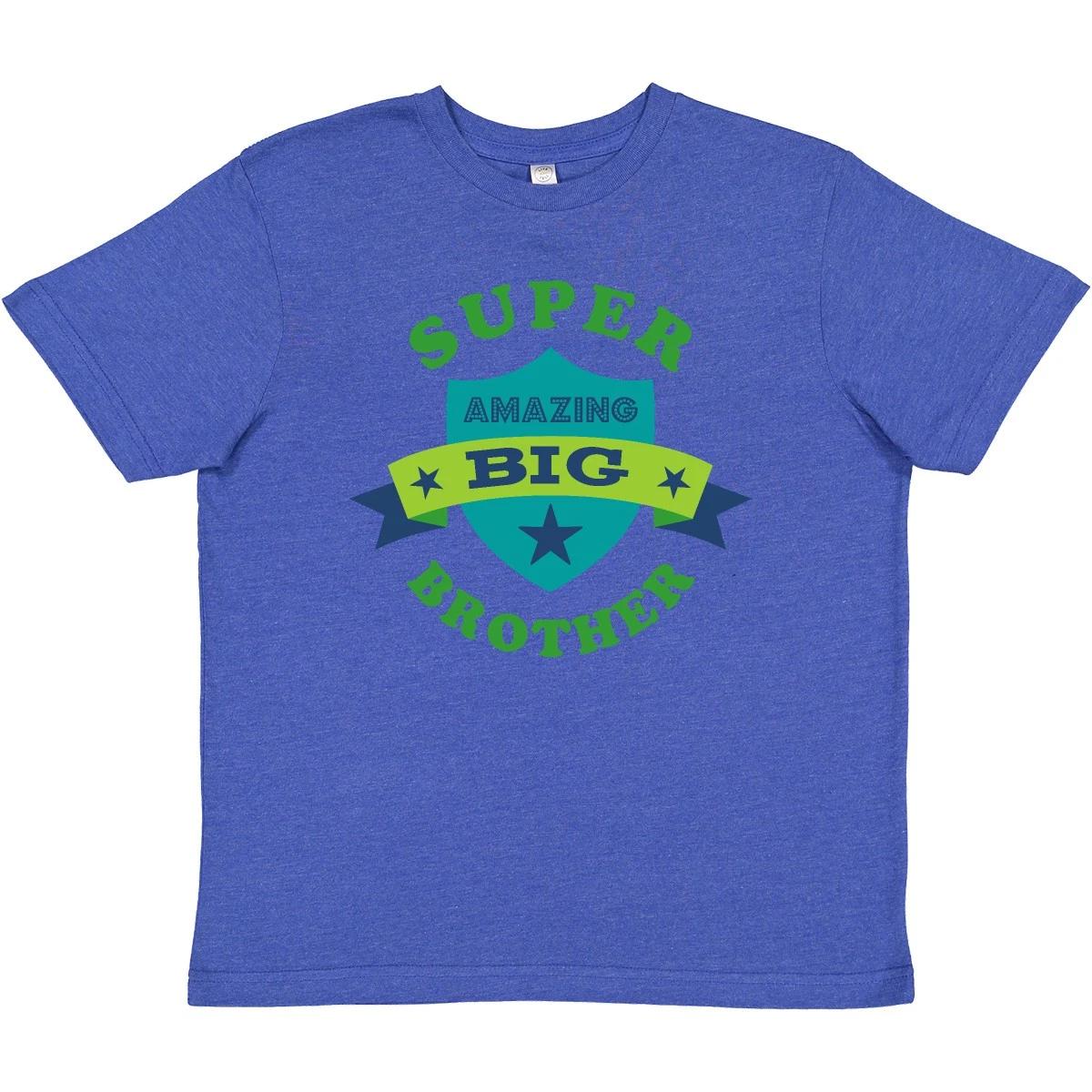 Inktastic Super Amazing Big Brother Youth kids boys T-Shirt Hero Superhero Tee Kids Child 140