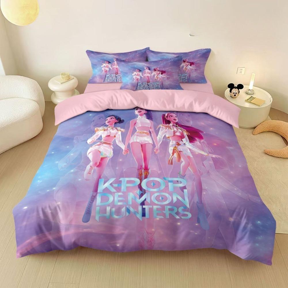 H-Hunter Dekbedovertrek Kussensloop Beddengoed Slaapkamer Decoratie Kindercadeau Volwassene Enkel Dubbel Bed Grote Maat rits Dekbedovertrek