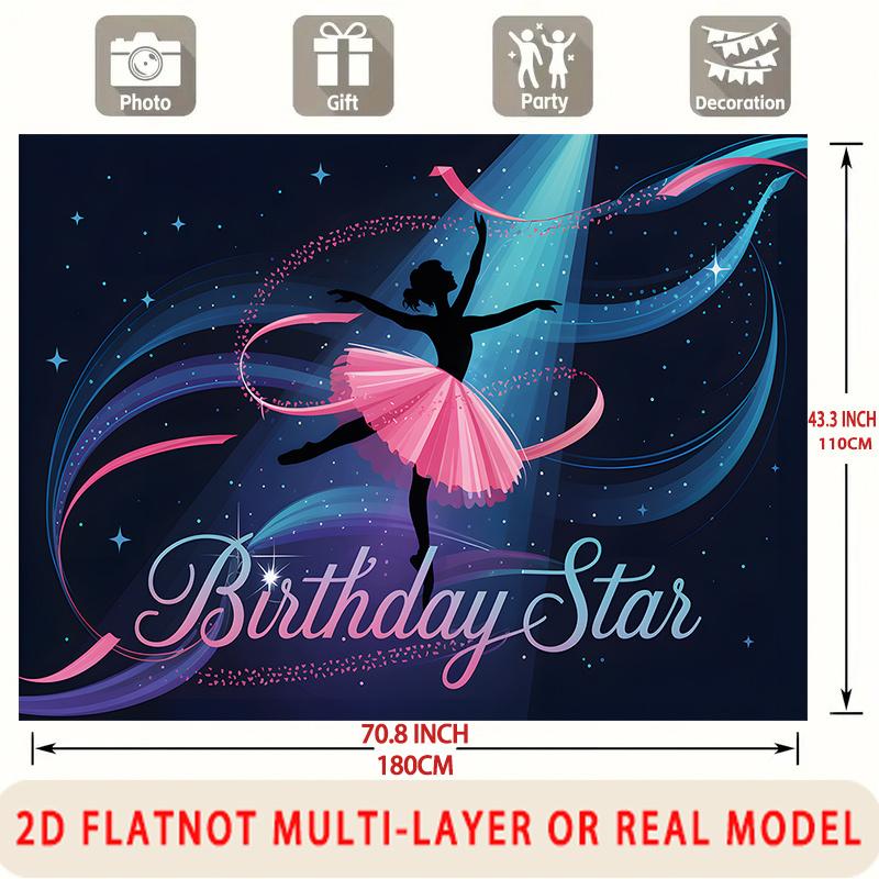 Party Backdrop Birthday Pink Photo Booth Background Front Door Decor