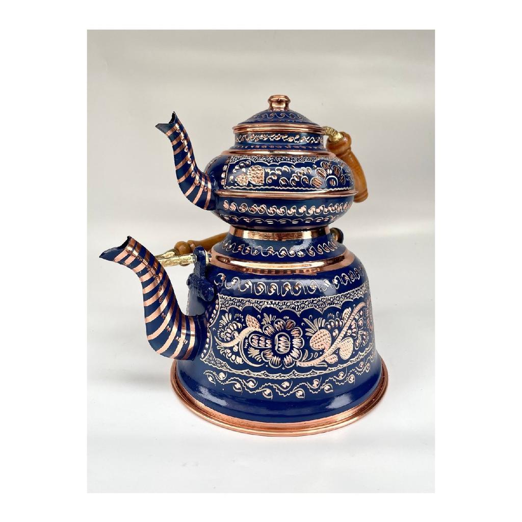 Handmade Thick Copper Teapot Set