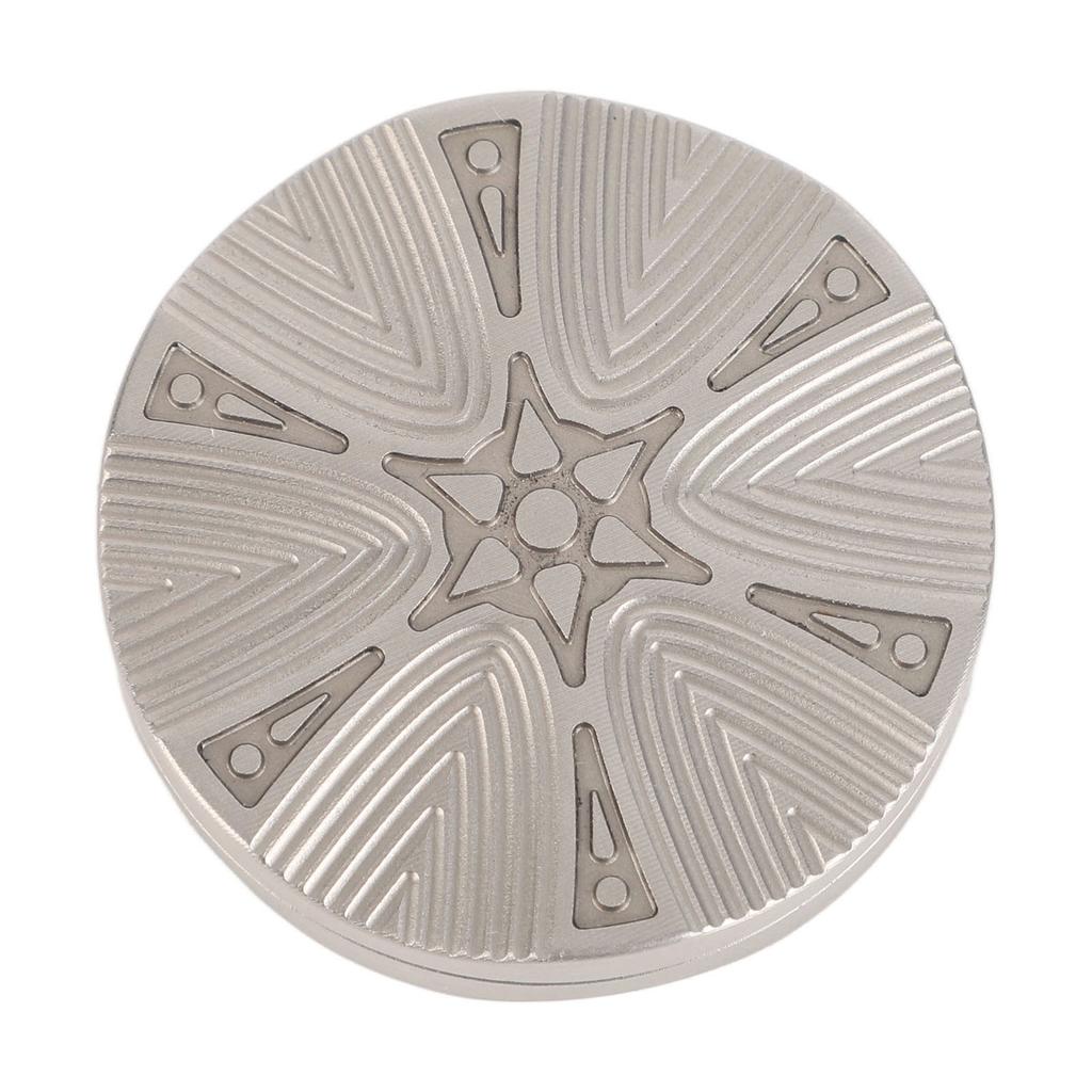 Pièce de monnaie haptique en métal pour le bout des doigts, pour hommes et femmes, portable, pour le bureau, soulagement du stress et de l'anxiété, avec curseur magnétique