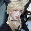 Heat Resistant Mullet Head Wigs with Bangs Straight Anime Men Wigs Long Cosplay Wig  Party