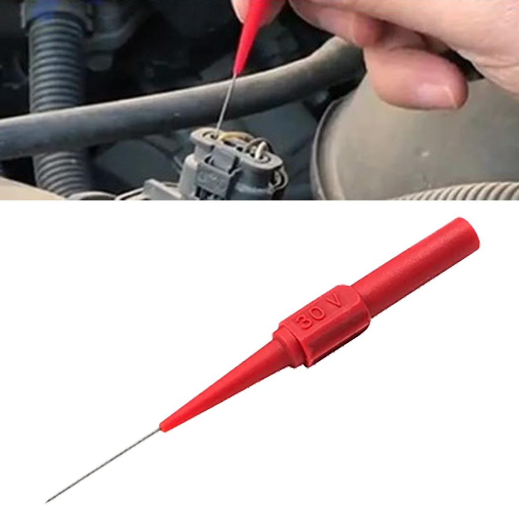 0.7mm Multimeter Test Probe High Temperature Resistance Detection Wire Piercing Probe for Car Repair