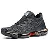 Anta Cushioning Breathable Lightweight Low top Running Shoes Men's Black Gray Red Multicolor 91835507-1