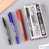 Small Double-Ended Black Oil-Based Quick-Drying Liner Pen for Children's Drawings and Outlining
