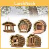 Charmant Nid d'Oiseau en Bois Décor Extérieur Pour Jardin Balcon et Coin Plantes