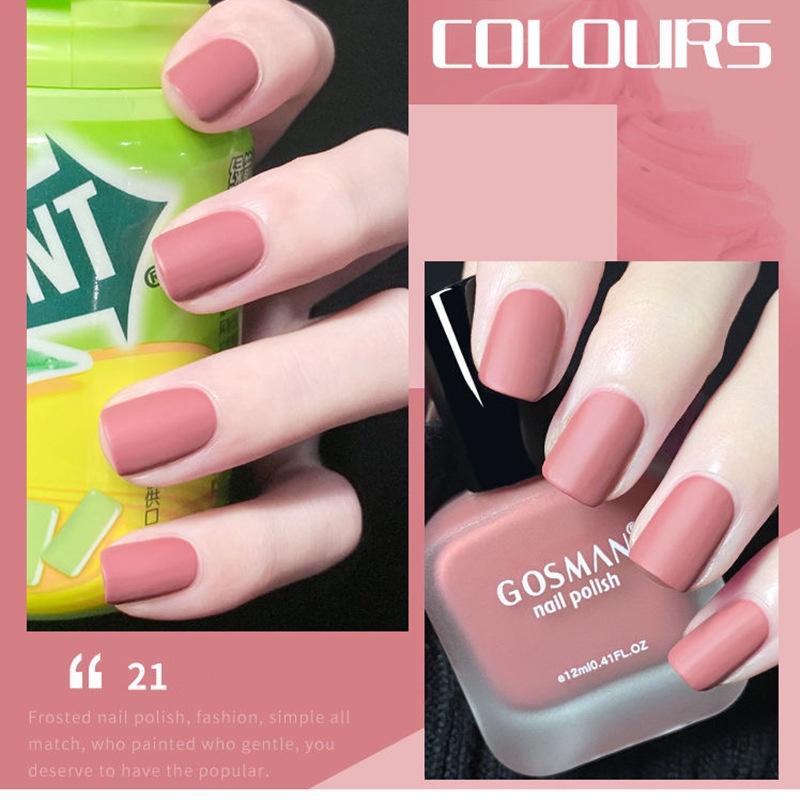 

Матовый лак для ногтей, без запекания, без шелушения, летний матовый лак для ногтей 21