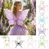 4Pcs Star Magic Wand Fairy Wings Costume Set Sparkling Angel Wings  Women Girls