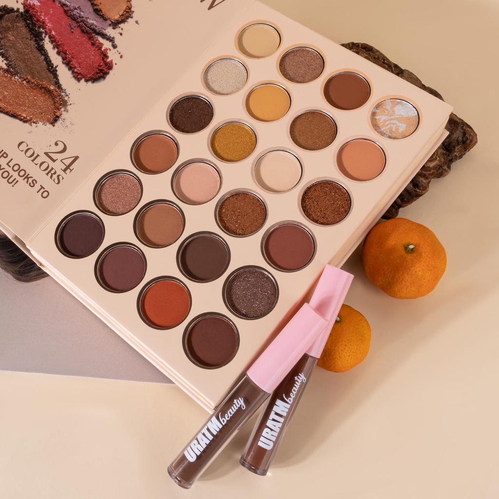 30-Color All-in-One Makeup Palette with Matte and Shimmer Eyeshadows, Blush, Highlighter, and Lip Gloss