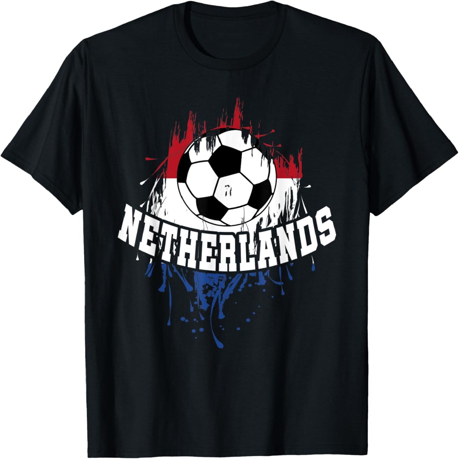 Netherlands Soccer Dutch Football Netherlander Futbol T-Shirt(1) S разноцветный