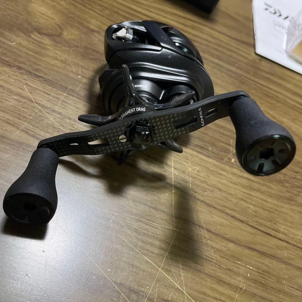 Used DAIWA 22 Tatula TW 80 L 95mm handle drag clicker