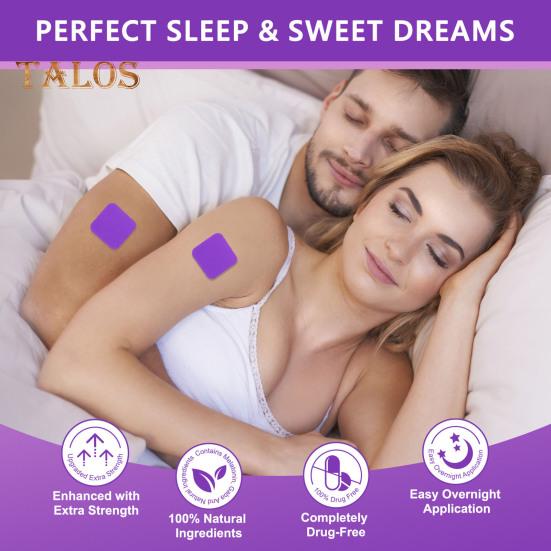 30/60Pcs Sleep Patches Natural Plants Fast Acting Sleep Aid Patches Portable Travel Men Women Body Fatigue Relief Deep Sleeping Stickers