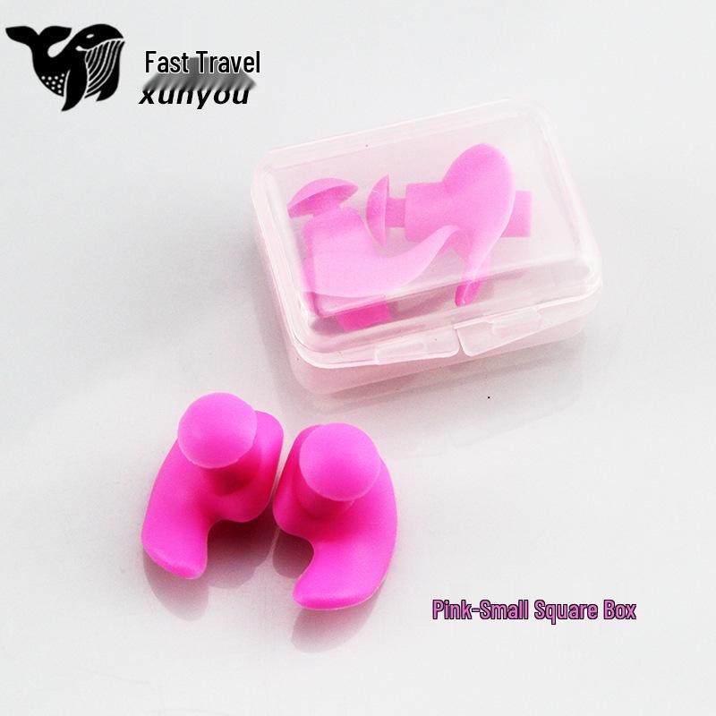 Waterproof & Soundproof Silicone Spiraled Earplugs for Swimming & Noise Reduction
