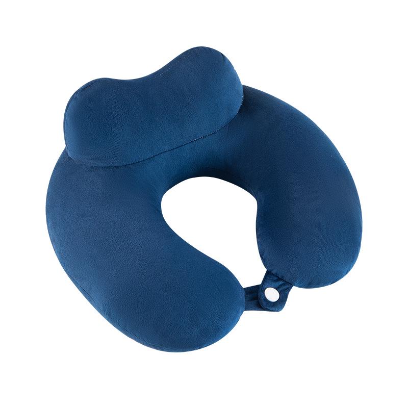 U-Shaped Neck Support Pillow with Custom Logo for Travel, Car, Airplane, & Office Naps