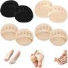 8Pcs/4-Pairs Invisible Shoe Insoles, High-elastic Arch Support and Forefoot Cushion. Soft Metatarsal Pads Fit High Heels
