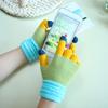 Autumn and Winter Women's Knitted Winter Gloves Cashmere Knitted Women's Warm Thick Gloves Touch Screen Ski Gloves