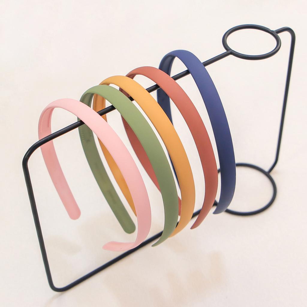 4/5/6pcs Fashion Matte Headband For Women Girls Thin Headband Female Plastic Teeth Hairbands Simple Hair Accessories Mix Styles