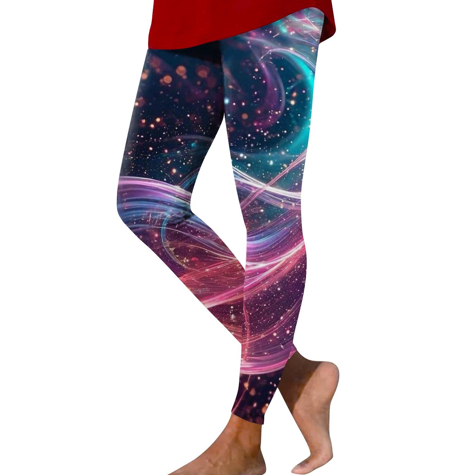 

Женские модные облегающие эластичные повседневные брюки для йоги с принтом и эластичной талией M