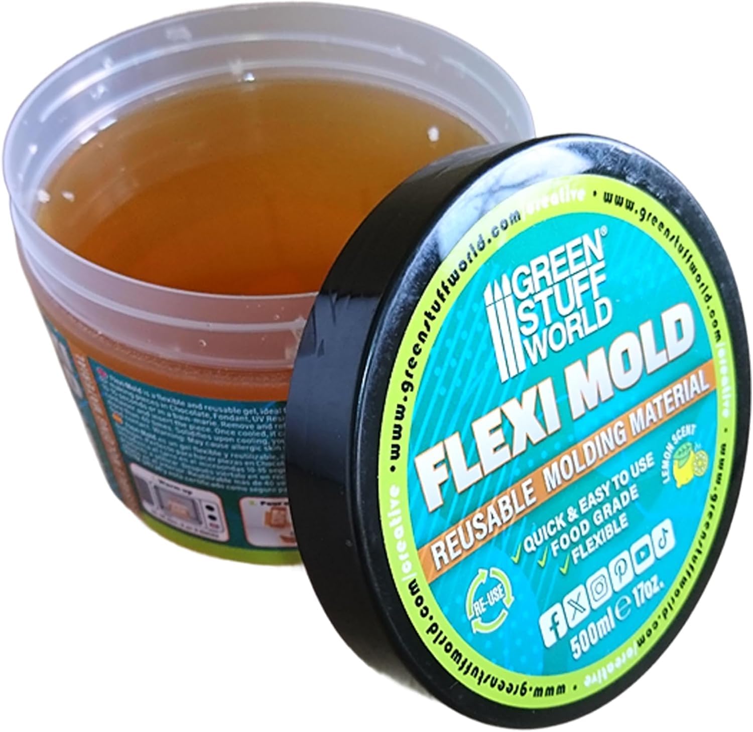 

Green Stuff World Flexi Mold 500мл Материал для хобби GSWD-5434 оранжевый