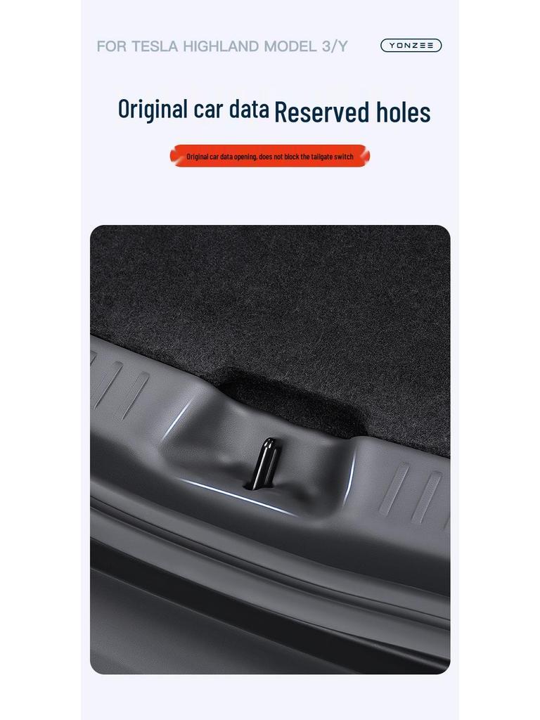 Tesla Model 3/Y/YL Trunk Sill Protector & Tailgate Cover Accessories