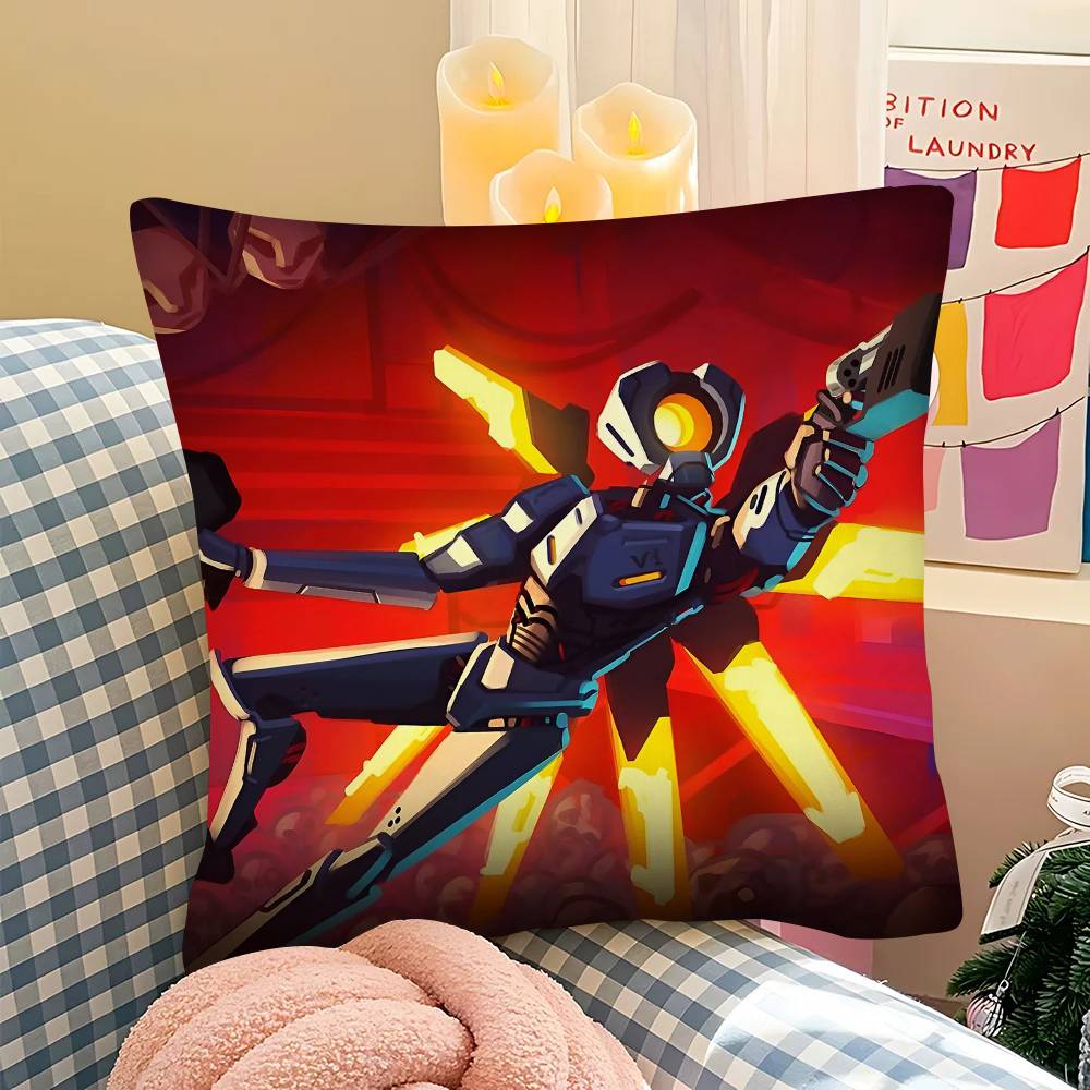 Video Game U-ULTRAKILL Pillow Case Fashion Square Pillowcase Bedroom Sofa Room Ins Decoration Leisure Cushion Cover