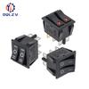 KCD8 6PIN 16A 250V 20A 125V Double Light Switch Rocker Switch Waterproof ON-OFF KCD6 Boat Power Switch