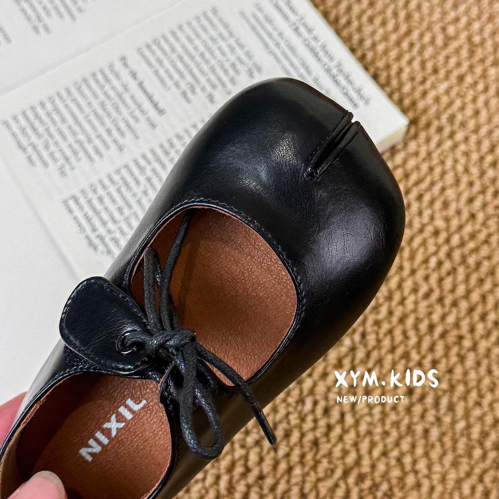 Spring 2026 Kids' Retro Split-Toe Mary Jane Shoes