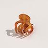 Hollow Out Pumpkin Grab Clip Acetate Retro Mini Hair Claw  Party