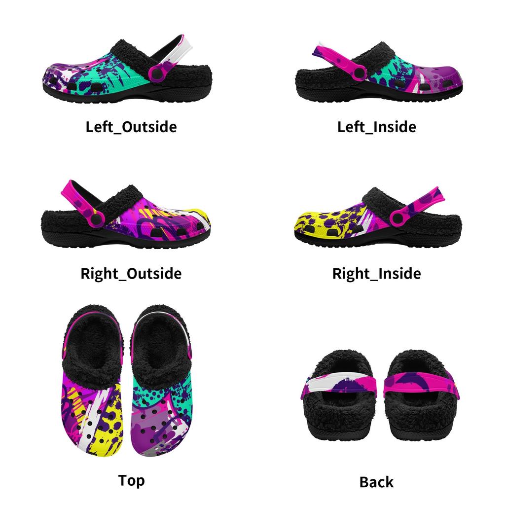 1 Paar Zachte EVA Gevoerde Klompen Voor Heren Dames Knusse Instappers Warme Winter Comfort Schoenen Lichtgewicht Binnen Buiten Dragen