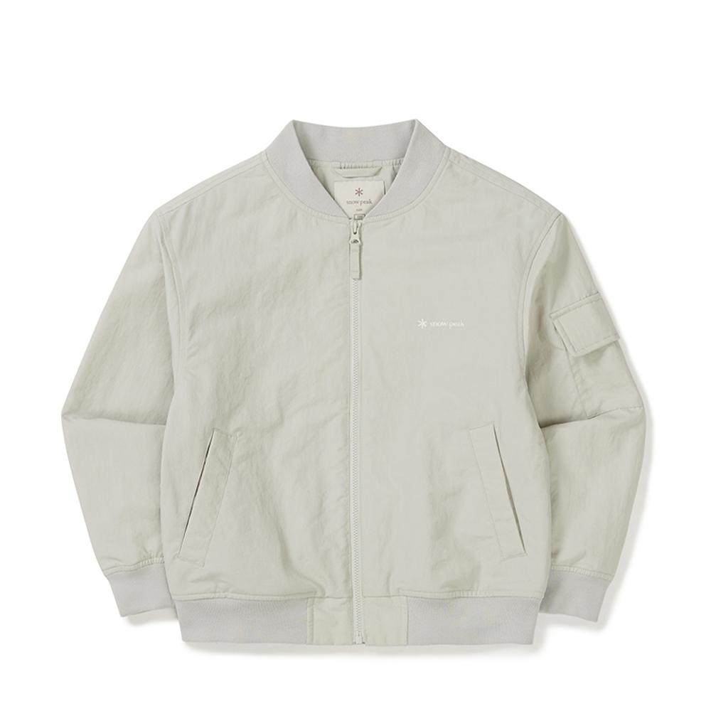 [Snowpeak] Kids Campful Bomber Jacket Light Beige (S25SKCWB84)