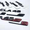 Błyszczące czarne litery, numery, emblemat CLA45 CLA45S Turbo 4matic do samochodu Mercedes Benz AMG, błotnik, bagażnik, tył, naklejka z logo C118 W117