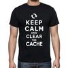 Keep Calm And Clear The Cache Internet History T Shirt Tee