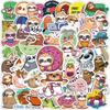 50Pcs Cute Animal Graffiti Stickers Kids Toy Fridge Phone Case Wall Room Cartoon Diy Aesthetic Vinyl Decor Children Girls