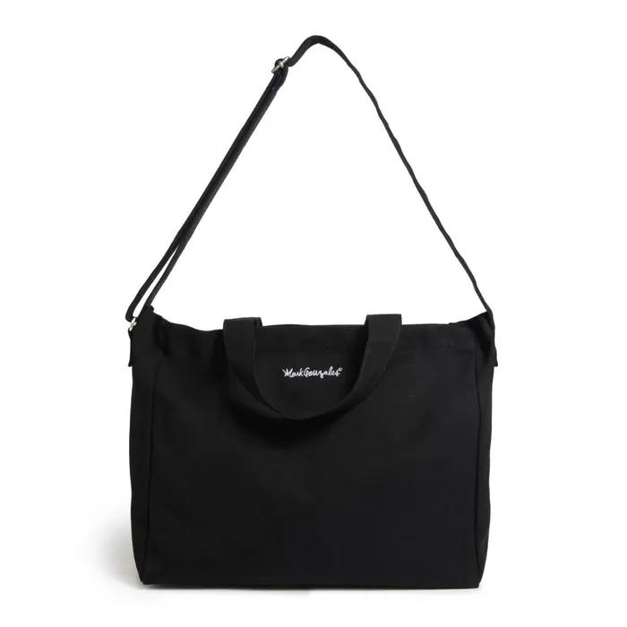 Canvas Two-way Eco Bag - BLACK