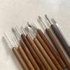 6/11-teiliges Bildhauerwerkzeug-Set aus Keramik mit Holzgriff, Wachsschnitzerei, Glättung von Polymer-Shapern für Keramik, Ton, Keramik, Werkzeug, Zubehör