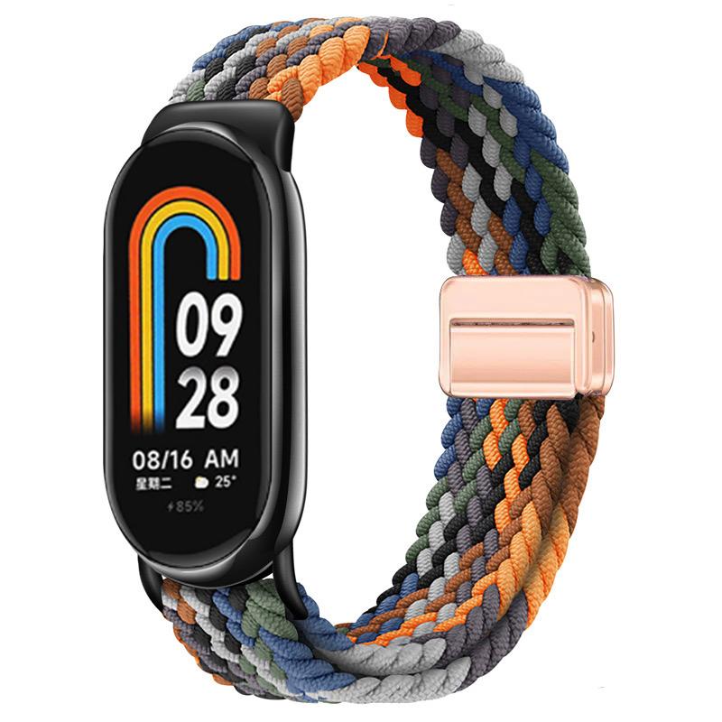 For Xiaomi Mi Band 10 strap Accessories breathable nylon Magnetic Braided Bracelet belt pulseira correas for Xiaomi Mi band 9 8