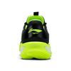 New LiNing Wear-Resistant Support Rebound Low-Top Tennis Shoes Unisex Black Green ATAV003-3