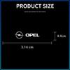 Car Steering Wheel Emblem Decal Car Interior Emblem 3D Sticker For Opel Astra H G J Insignia Mokka Zafira Corsa Vectra B C D
