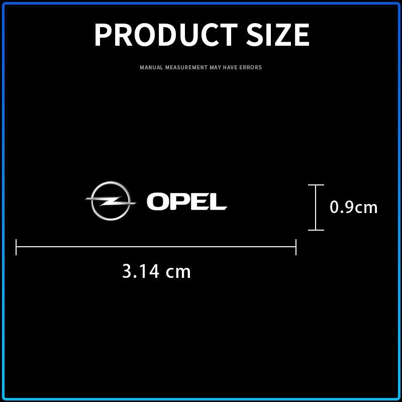 Car Steering Wheel Emblem Decal Car Interior Emblem 3D Sticker For Opel Astra H G J Insignia Mokka Zafira Corsa Vectra B C D