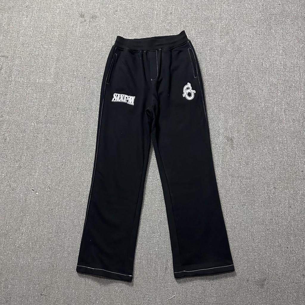 Cross-border Men's & Women's Warm Embroidered Hoodie & Sweatpants Set - Autumn/Winter Velvet Casual High Street Style
