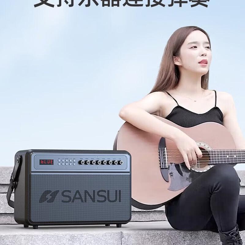 SANSUI G17 Portable High-Power KTV Bluetooth Speaker (CN version)