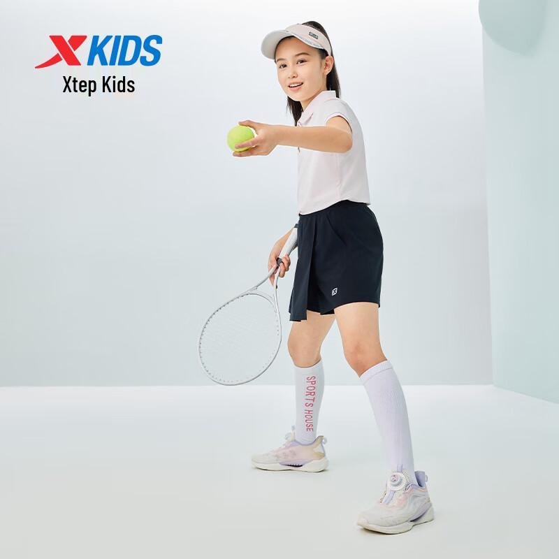 XTEP Girls' Short Sleeve Polo Shirt
