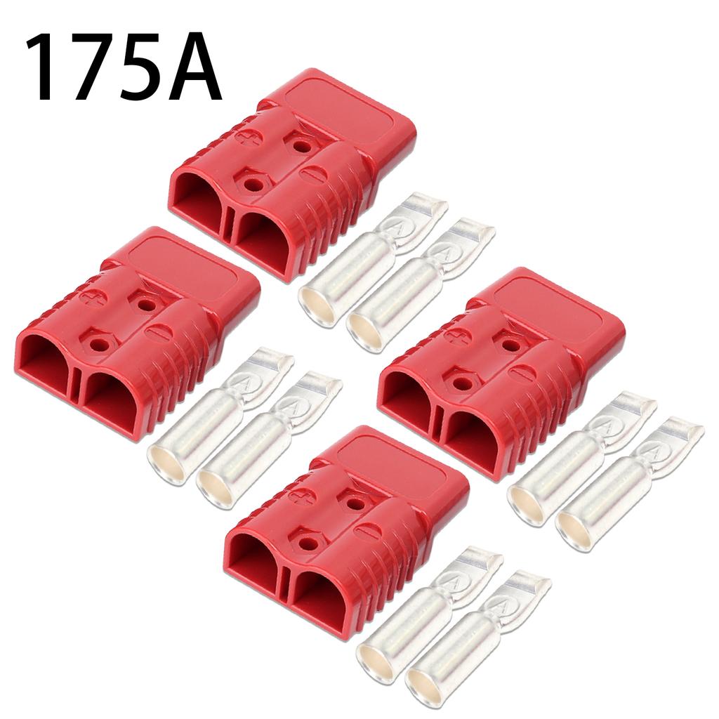 Forklift Battery Charging Plug Connector 50A 120A 175A Flame Retardant PC Auto Industrial Power Connectors for Warehouse Motors