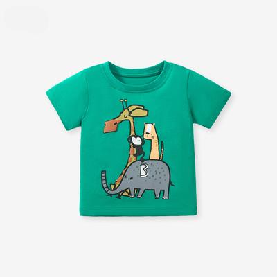 Summer New Children's Clothing Cartoon Printed Cotton Short-sleeved Tops Children's T-shirts