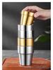 Korean Style Double Layer Insulated 304 Stainless Steel Cup for Water, Tea, Coffee, Beer, and Cold Drinks