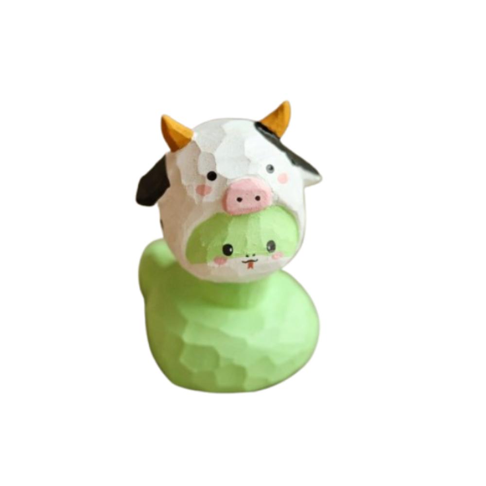 Chinese Style New Year Lucky Snake Figurine Handmade Small Snake Ornament  Living Room Bedroom