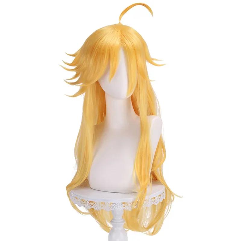 Anime Panty Anarchy Cosplay Synthetic Wig Panty & Stocking with Garterbelt Gold Long Heat Resistant Hair Party Role Play Wigs