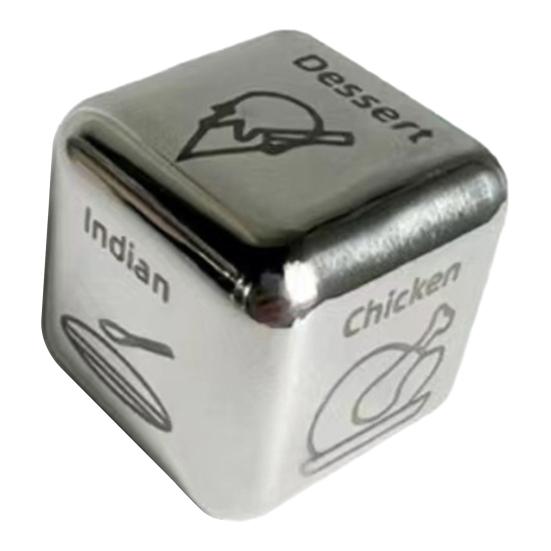 Lebensmittel-Entscheidungswürfel Aus Metall – Lustiges Spiel Für Paare, Geschenk Zum Jahrestag, Date Night
