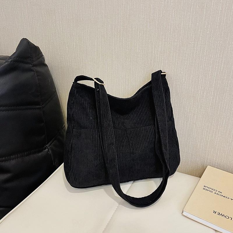 

Новая повседневная корейская версия летней сумки через плечо на одно плечо в стиле ретро с большой вместимостью, женская сумка-тоут с текстурой, модная